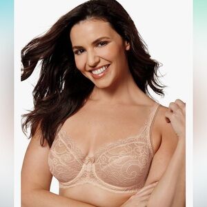 Playtex Women's Love My Curves Beautiful Lace &‎ Lift Underwire 38D